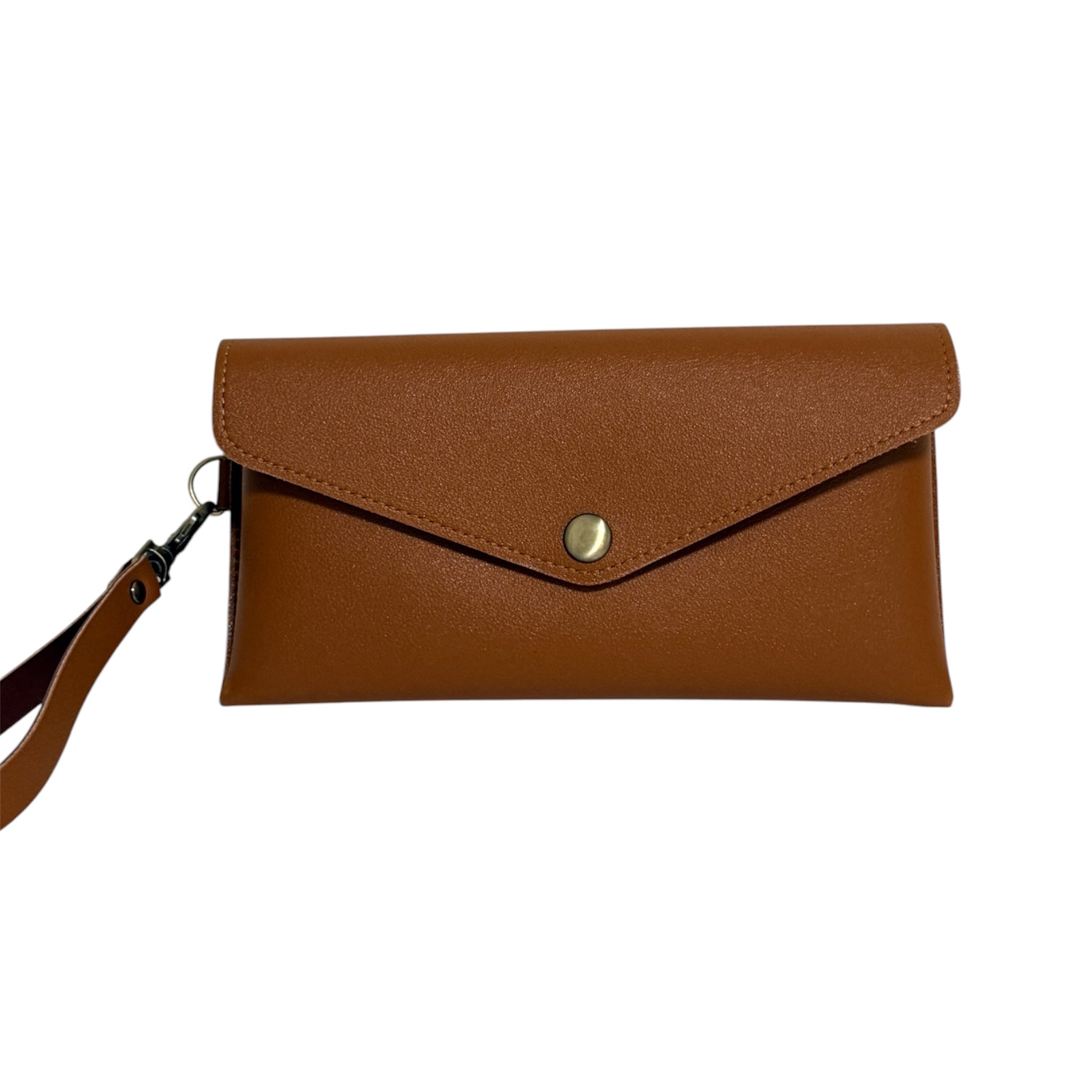 Two-Tone Envelope Wristlet Wallet