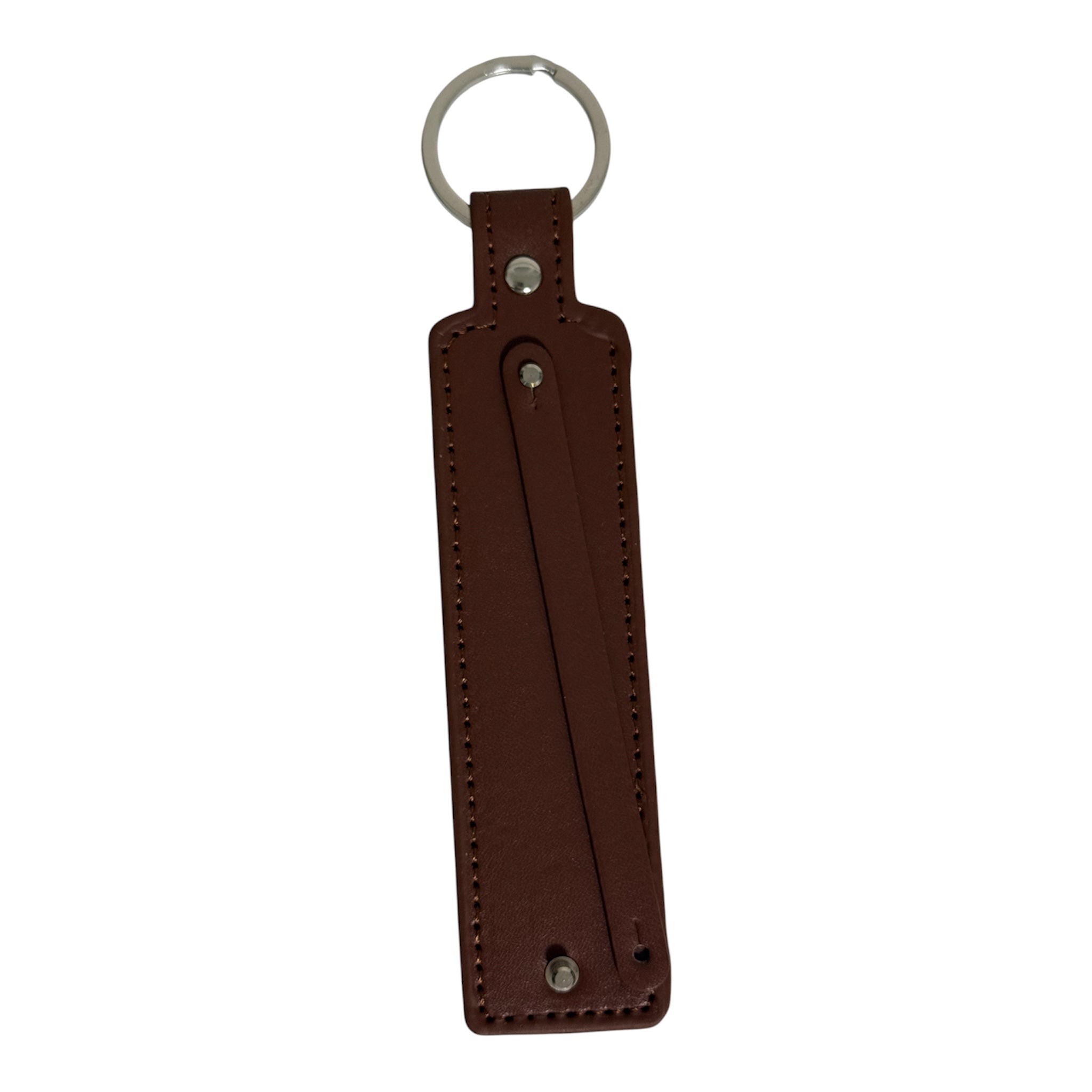 3D Custom Name Leather Keychain