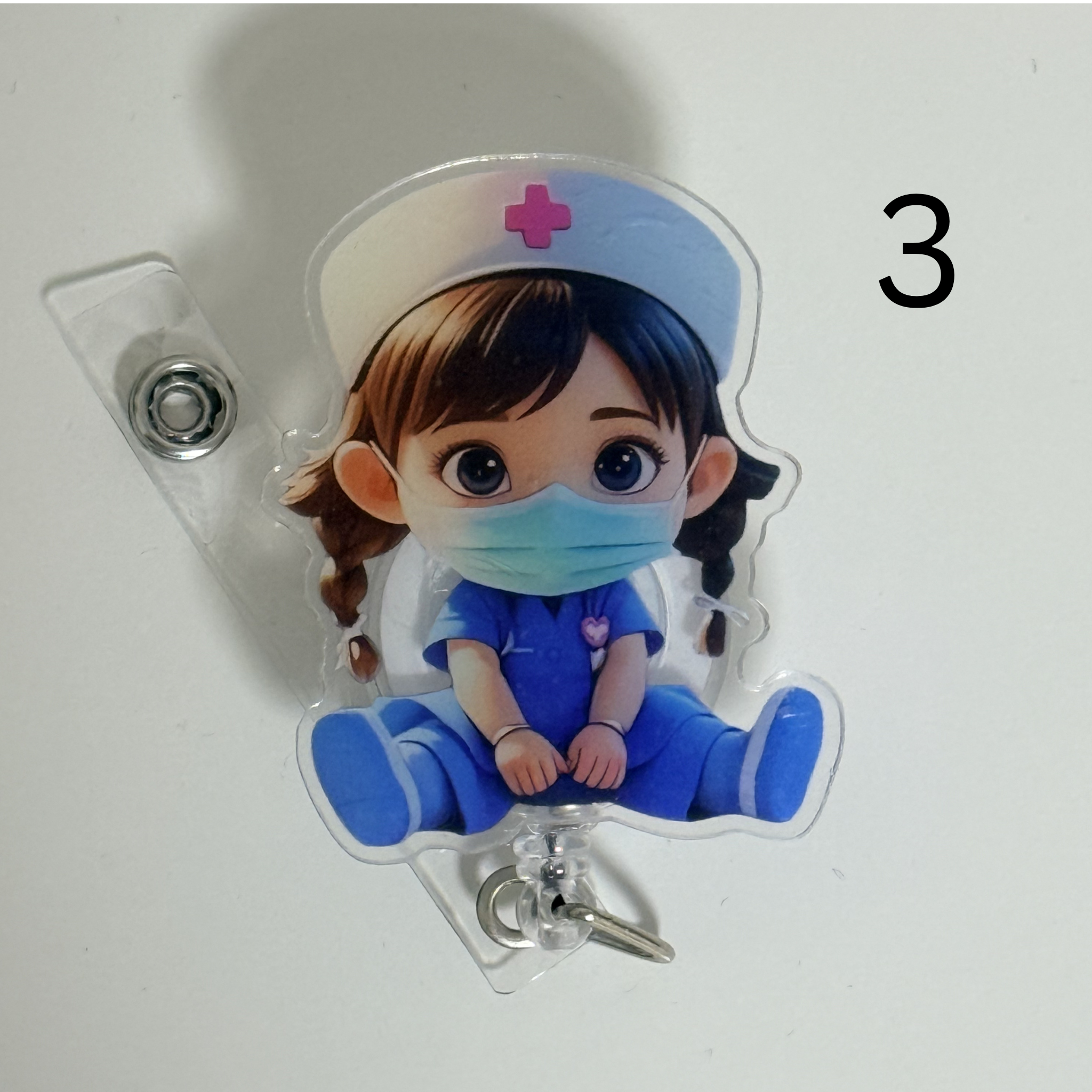 ID Badge Holder with a Retractable Reel (Healthcare Heroes Edition)