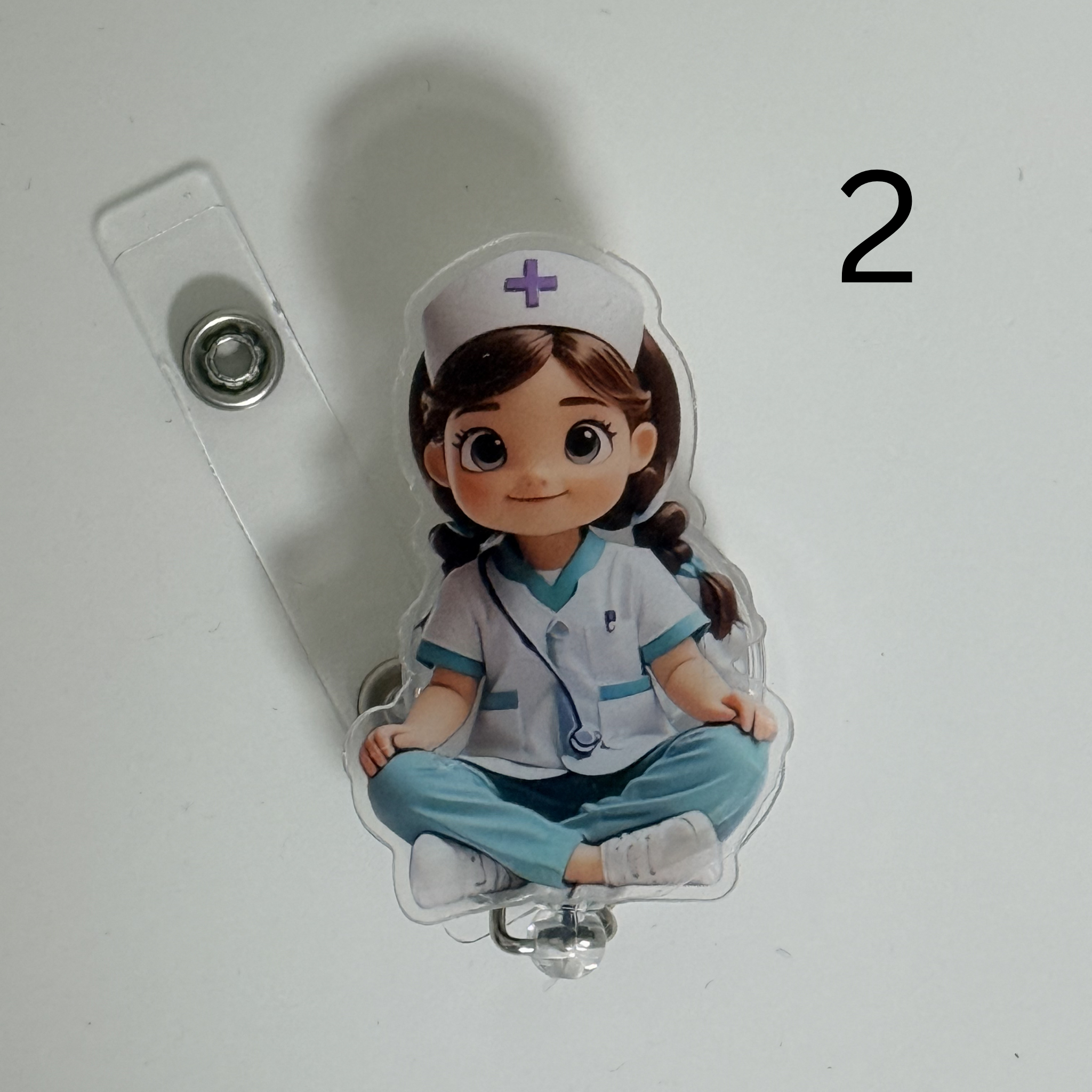 ID Badge Holder with a Retractable Reel (Healthcare Heroes Edition)