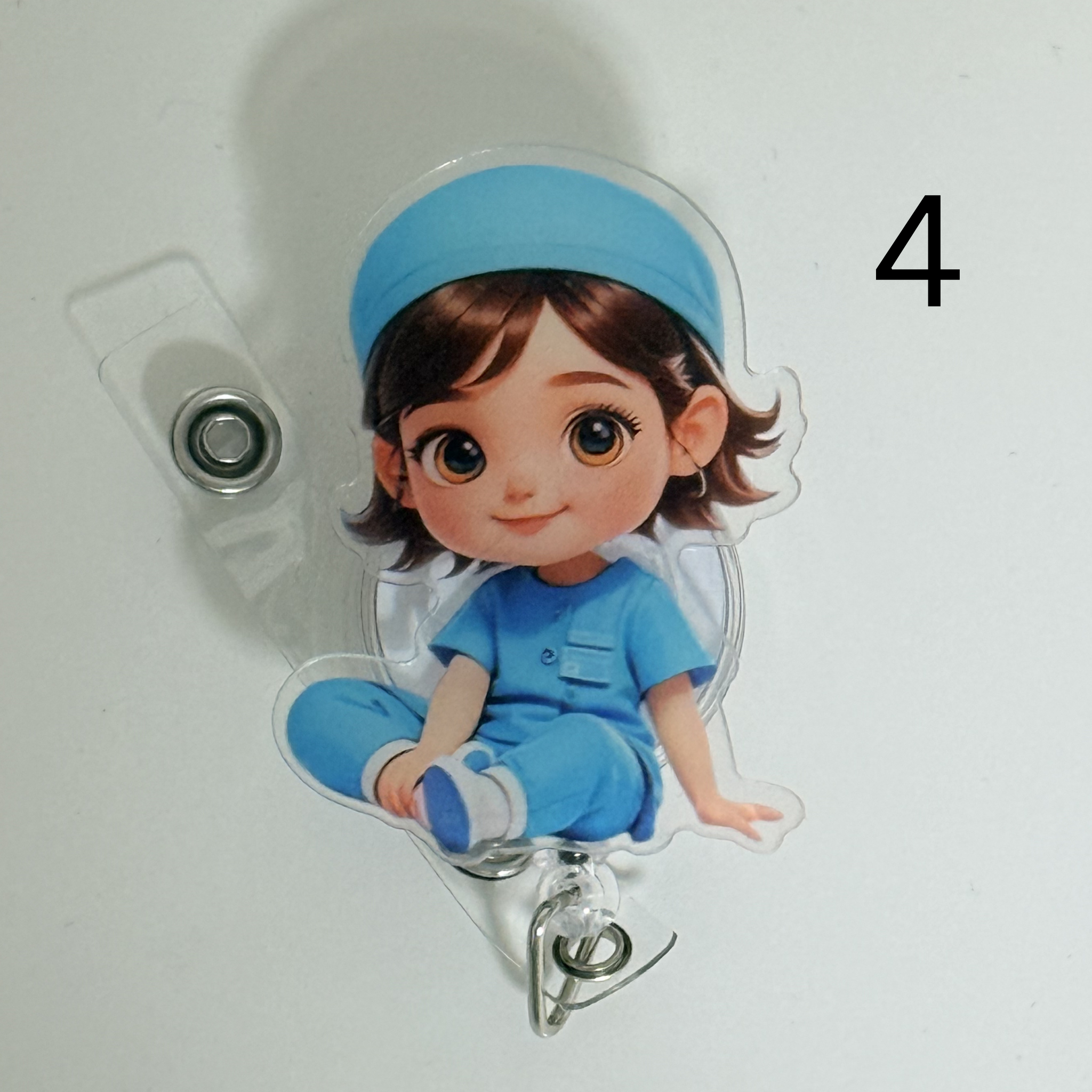 ID Badge Holder with a Retractable Reel (Healthcare Heroes Edition)