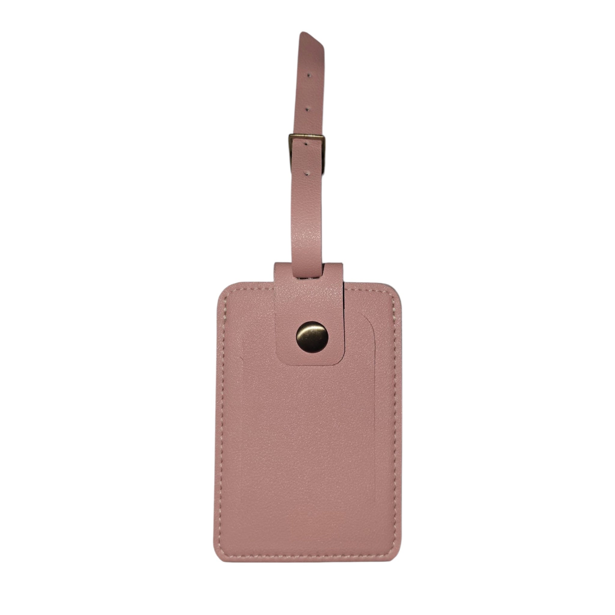 Two-Tone Snap Travel Tag