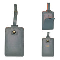 Two-Tone Snap Travel Tag