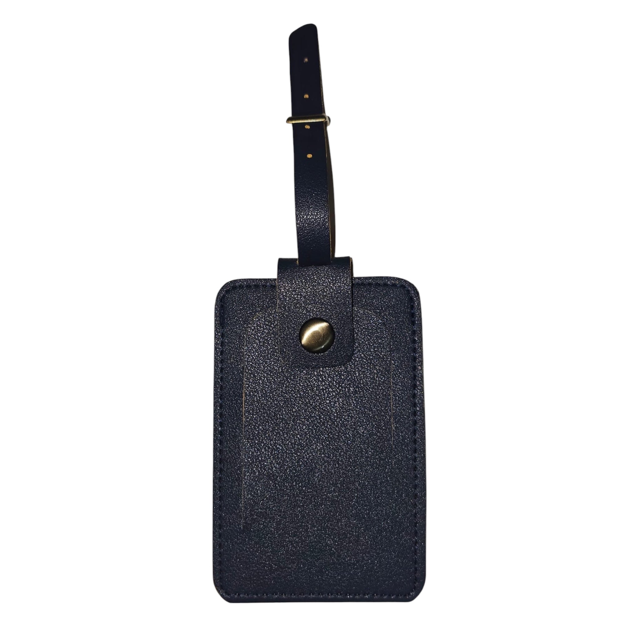 Two-Tone Snap Travel Tag